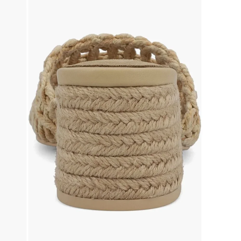 Mia Idella Natural Woven Sandals NIB